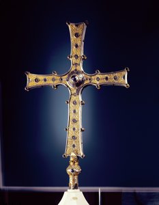 Cross of Cong, County Mayo, vikingetid (bronze, guldfiligran, niello og glas)